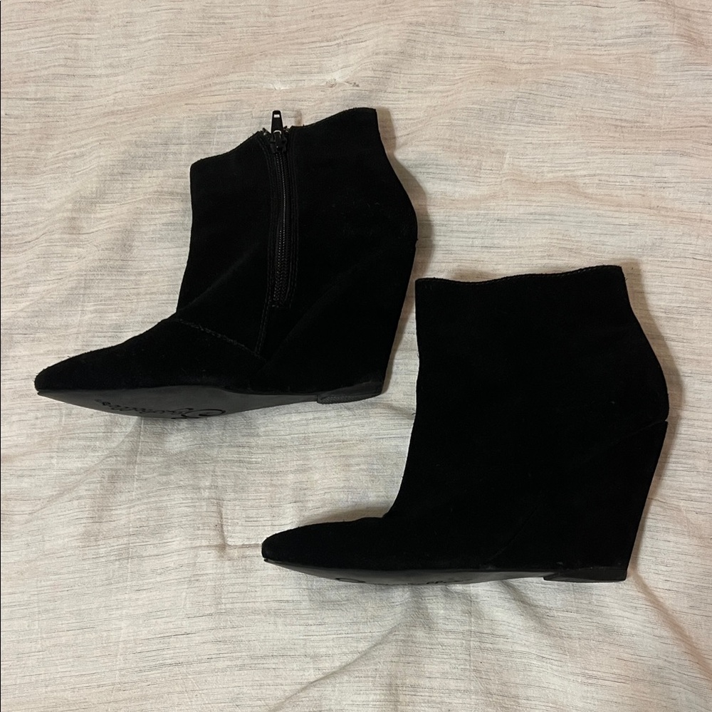 Black Suede Ankle Boots